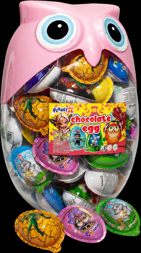 Owl Chocolate Egg, PLN-073