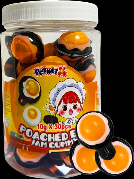 Fried Egg Chewy Candy, PLN-075