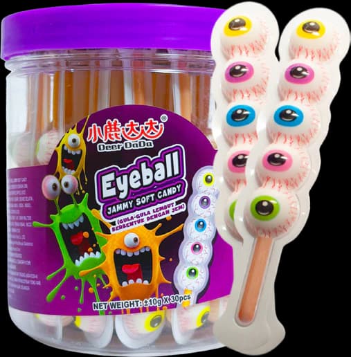 Eyeball Stick Chewy Candy, PLN-086